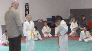 Baby judo - passage de grade