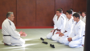 Judo remise des barettes et ceintures